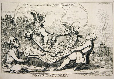 Hollanda Bölümleri by James Gillray