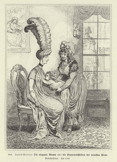 Gustave Dore Biblían: Susanna í baðinu rki by James Gillray