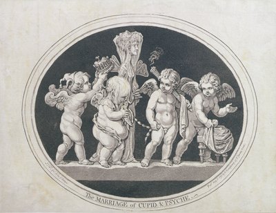 Aşk Tanrısı ve Ruhun Evliliği, Hannah Humphrey tarafından 1797