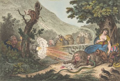 Yaralı Aslan, 16 Temmuz 1805., 16 Temmuz 1805. by James Gillray