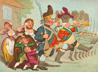 John Bull Savaşlara Gidiyor, 18. yüzyıl, 1902 by James Gilray