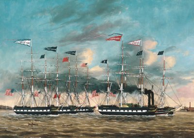 Çekici Tekne Fatihi, 1852. by James Guy Evans