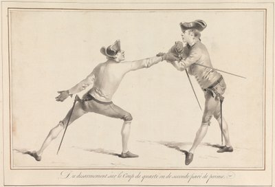 Quarte veya Second Parried Prime'da Silahsızlanma by James Gwin