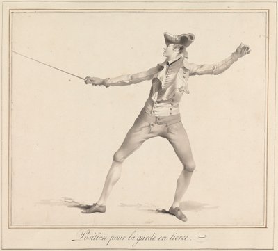 Garde en Tierce pozisyonu by James Gwin