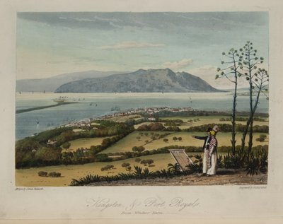Kingston ve Port Royale by James Hakewill