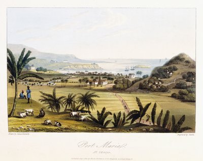 Port Marial: St. Mary"s, 1825 by James Hakewill