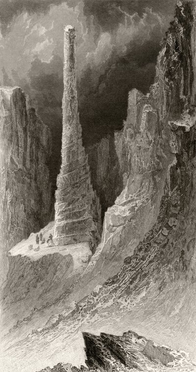 Tennyson Anıtı, J. McGoffin tarafından 