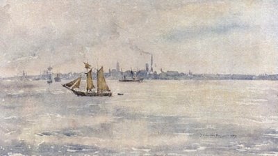 Birkenhead from the River  by James Hamilton Hay