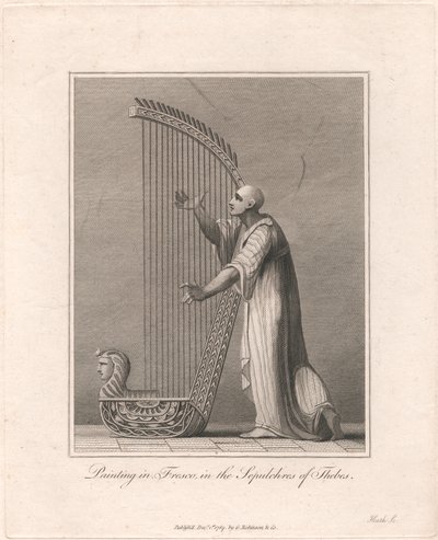 Thebes Mezarlarında Fresk ile Boyama by James Heath