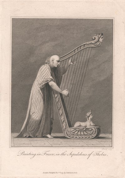 Thebes Mezarlarında Resim by James Heath
