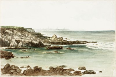Marsden yakınlarında, Kuzeye Bakmak (kağıt üzerinde suluboya ve gövde rengi) by James Henry Cleet