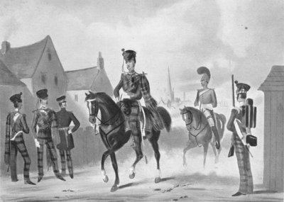 71 Highland Hafif Piyade Alayı İnceleme Sipariş, c1840 1909 by James Henry Lynch