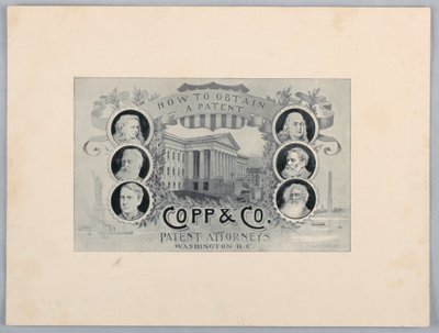 Yarım Tonlu Gravür: Bir Patent Nasıl Elde Edilir, Copp & Co. Patent Vekilleri, Washington, D.C. by James Henry Moser