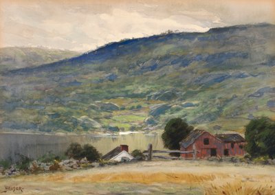 Tepe ve Göl, 19. yüzyılın sonu - 20. yüzyılın başı. by James Henry Moser
