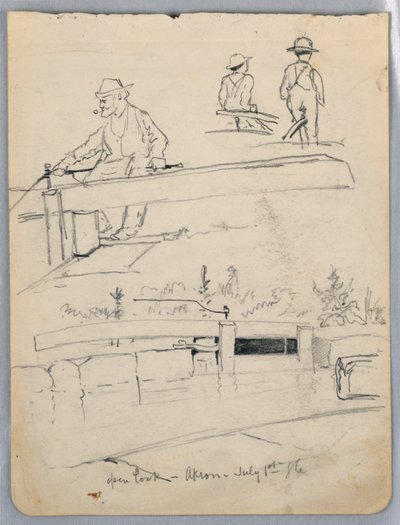 Açık Kilit, Akron, Ohio by James Henry Moser
