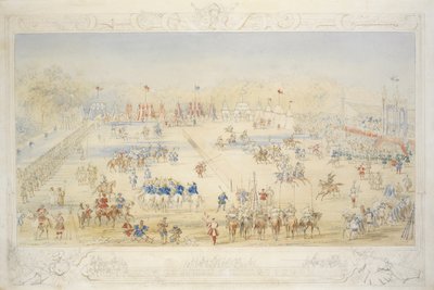 Listelerin Genel Görünümü (kağıt üzerinde kurşun kalem, wc ve gövde rengi) by James Henry Nixon