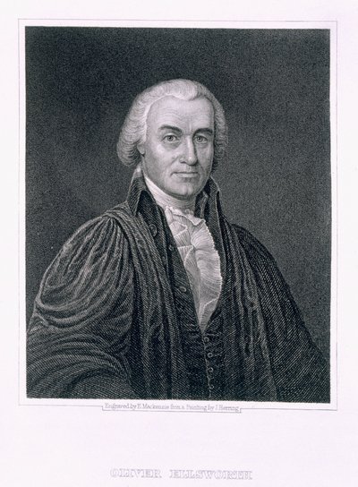 E. Mackenzie tarafından oyulmuş Oliver Ellsworth by James Herring