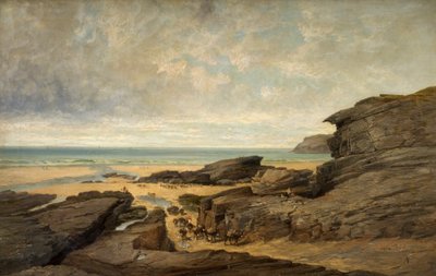 Düşük Su, Trebarwith Strand, Tintagel, Cornwall by James Holland
