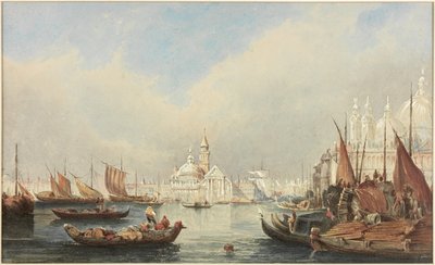 San Marco Venedik (gemide kağıt üzerine suluboya ve gövde rengi) by James Holland
