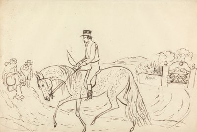At ve Binici ile Sahne by James Howe