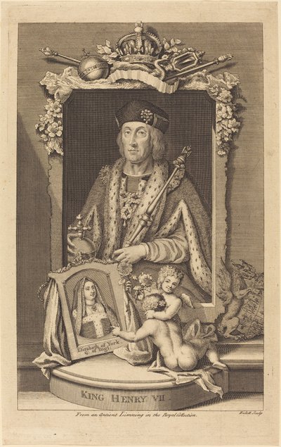 Kral Henry VII by James Hulett after George Vertue