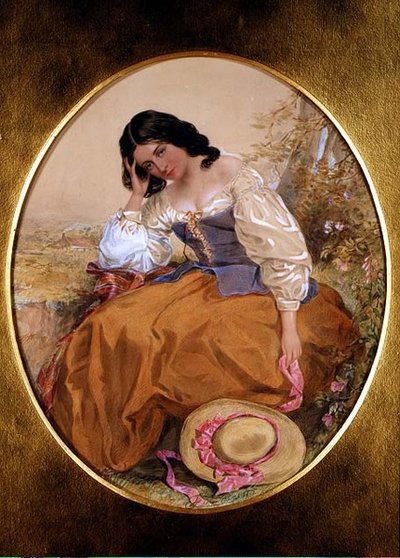 Kadın Figürü - Meditasyon by James II Fisher