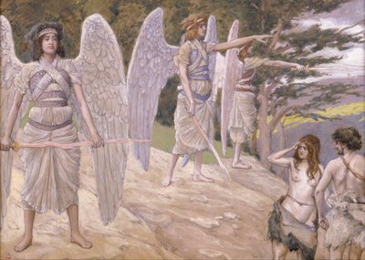 Adem ve Havva Cennetten Sürüldü, 1896-1902 by James Jacques Joseph Tissot