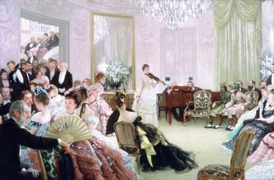 Sus!, Konser, c1875 by James Jacques Joseph Tissot