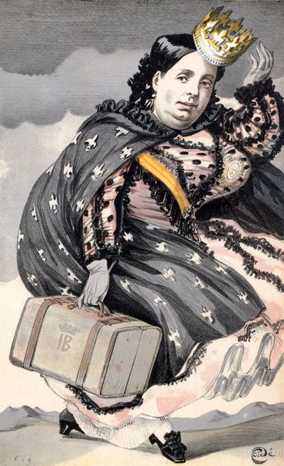 Isabella II (1830-1904) İspanya Kraliçesi (1833-1870) by James Jacques Joseph Tissot