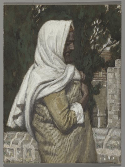 Lazarus, The Life of Christ için illüstrasyon, c.1886-94 (karton üzerine wc ve guaj boya) by James Jacques Joseph Tissot