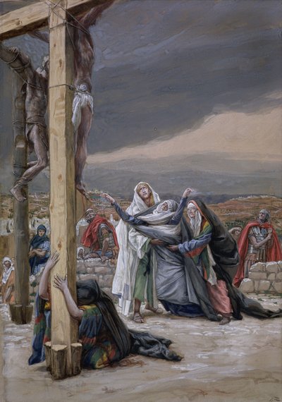 Mater Dolorosa, The Life of Christ için resim, c.1884-96 (karton üzerine wc ve guaj boya) by James Jacques Joseph Tissot