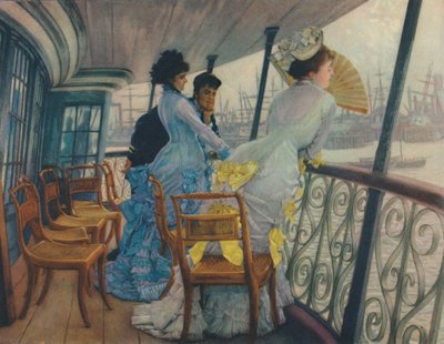 Gemide HMS Kalküta, c.1877, 1948. by James Jacques Joseph Tissot