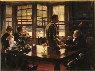 Müsrif Oğul benzetmesi: Ayrılış, 1880. by James Jacques Joseph Tissot