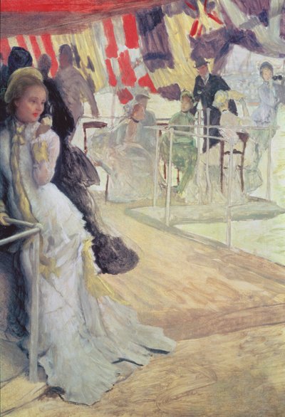 Gemideki Balo Çalışması, c.1874 (bkz. 10803) by James Jacques Joseph Tissot