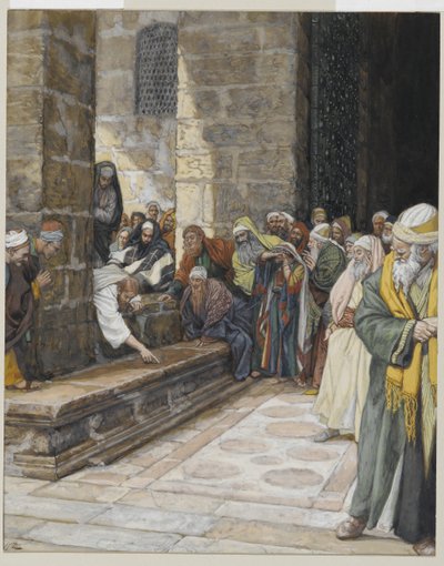 Zina Yapan Kadın - Yere Yazan İsa, Rabbimiz İsa Mesih