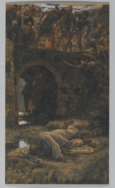Kedron Çayı. Yolda Dereden İçecek, İsa