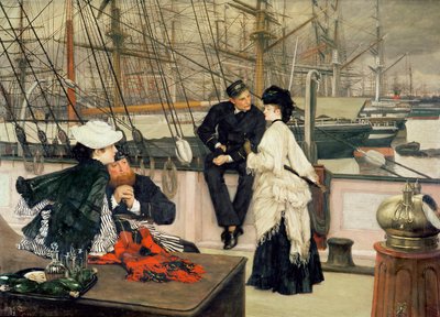 Kaptan ve Dost, 1873 by James Jacques Joseph Tissot