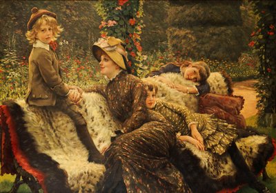 Bahçe Bankı, 1882 by James Jacques Joseph Tissot