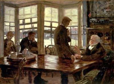 Modern Yaşamda Müsrif Oğul: Ayrılış, c.1882 (33783 için hazırlık taslağı) by James Jacques Joseph Tissot
