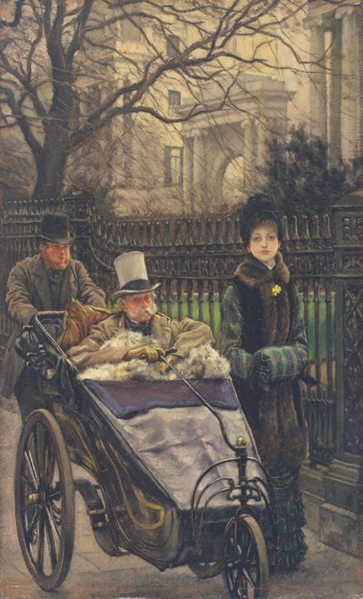 The Warrior's Daughter veya The Convalescent, c.1878 (panel üzerine yağlı boya) (ayrıca bkz. 27536) by James Jacques Joseph Tissot