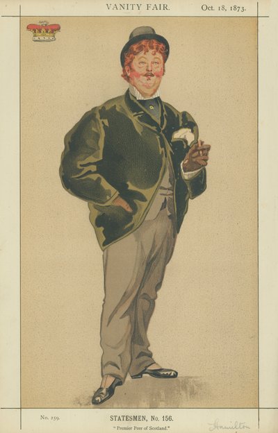 William Alexander Louis Stephen Hamilton-Douglas, Hamilton Dükü by James Jacques Joseph Tissot