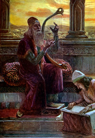 David J James Tissot tarafından şarkı söylüyor - İncil by James Jacques Joseph after Tissot