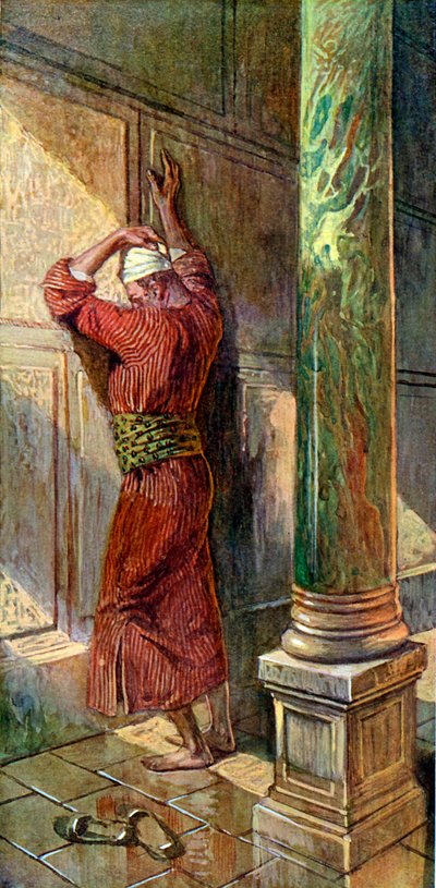 J James Tissot tarafından tapınakta dua etmek - İncil by James Jacques Joseph after Tissot