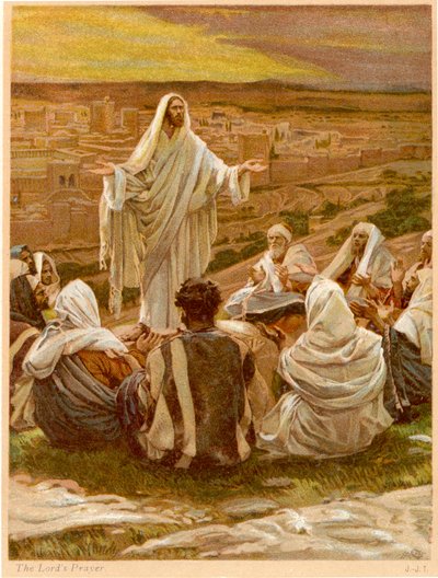 Lordların Duası - St Luke, Bölüm 11 - İncil by James Jacques Joseph after Tissot