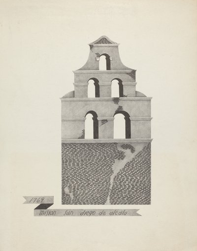 Mission San Diego de Alcala by James Jones