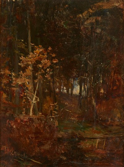 Ağaçlı Yol (gemide yağ) by James Lawton Wingate