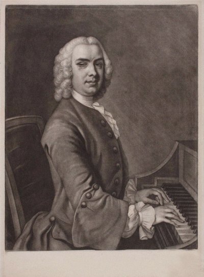 Organist ve besteci John Stanley 1712-1786