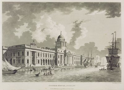 Gümrük Evi, Dublin, 1792 by James Malton