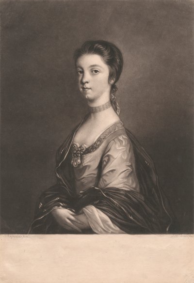 Leydi Elizabeth Montagu by James McArdell