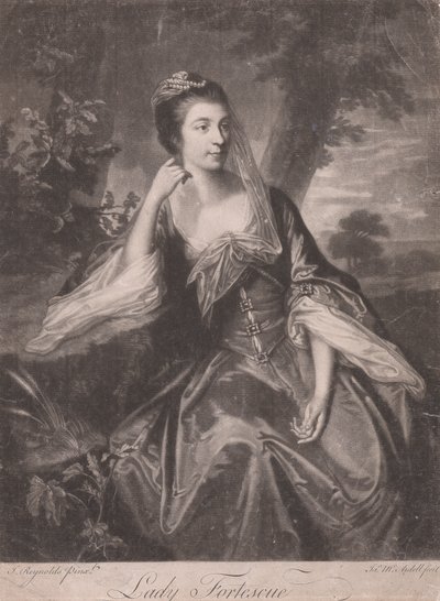 Leydi Fortescue by James McArdell